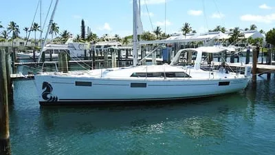 A Beneteau Oceanis 41 sailing yacht