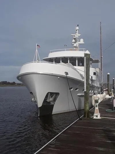 A 70-foot Fairmont trawler